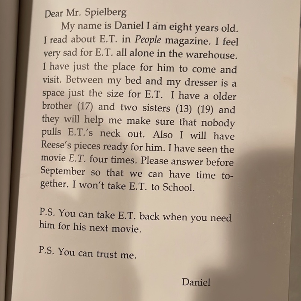 Letters to E.T.”, First Edition, 1983, Collector Quality - Picture 12 of 16